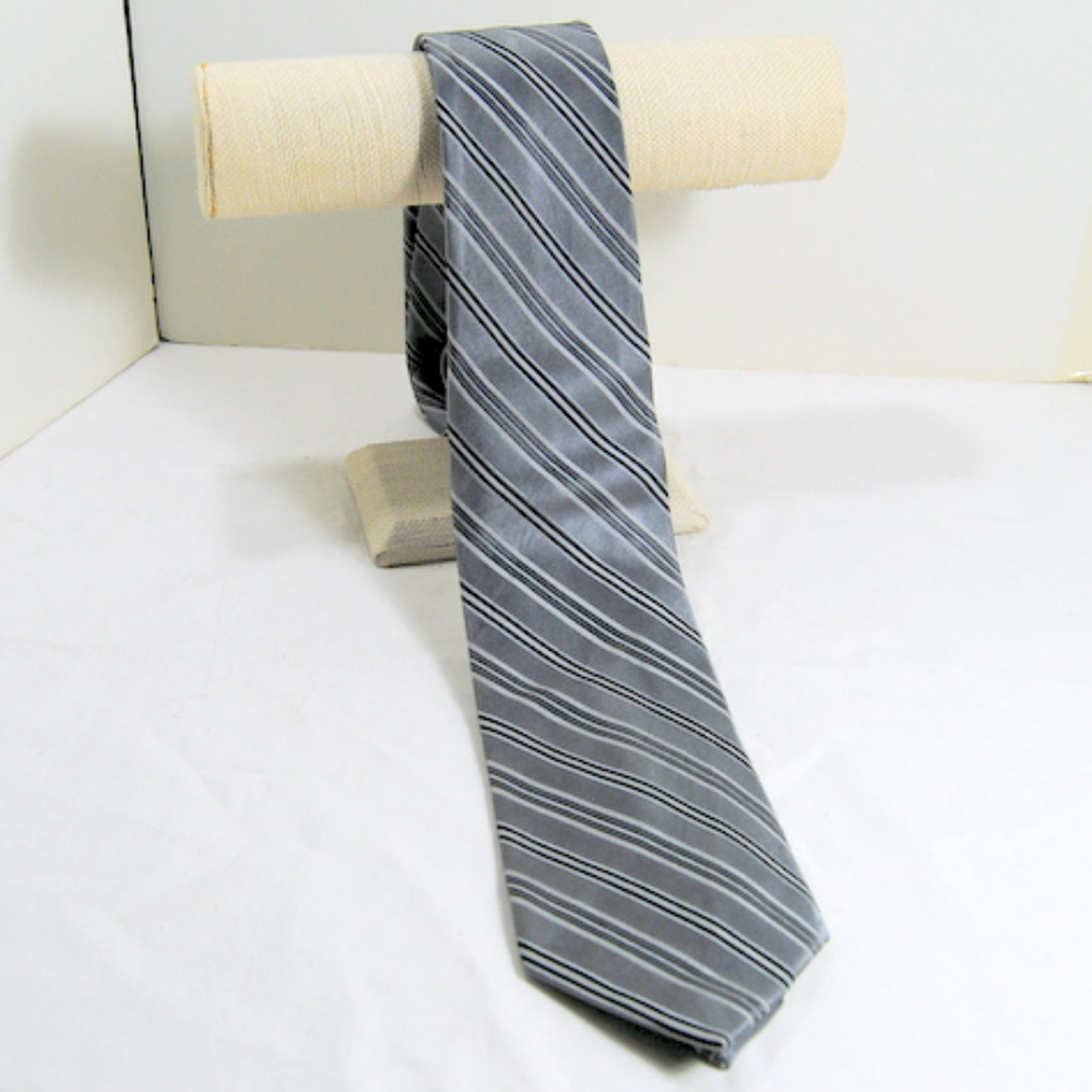 DKNY Purple Silk Neck Tie